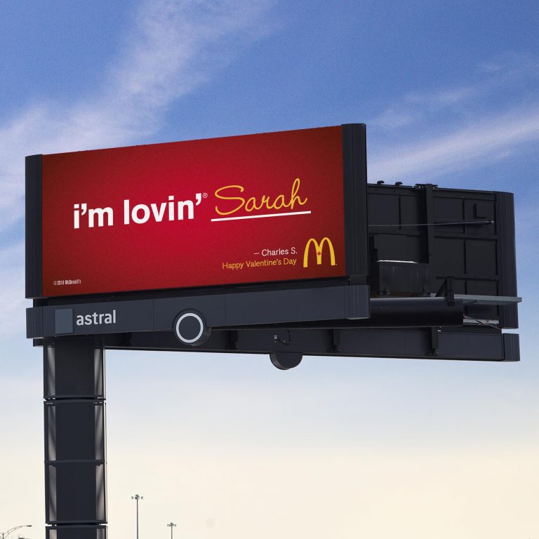 OUT-OF-HOME ADVERTISING IDEAS FOR VALENTINE’S DAY